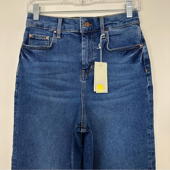 Boden Cropped Wide Leg Jeans R0099-MDN - Picture 2 of 10